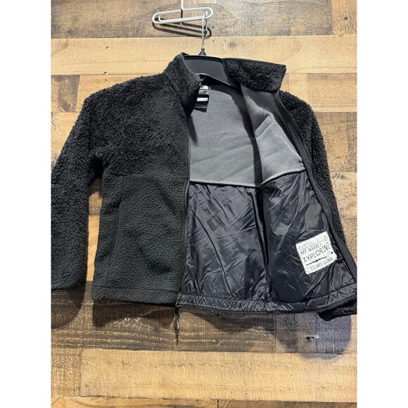 The North Face- Black Fleece- Zip Up Jacket- Women Size 7/8 - Picture 5 of 6
